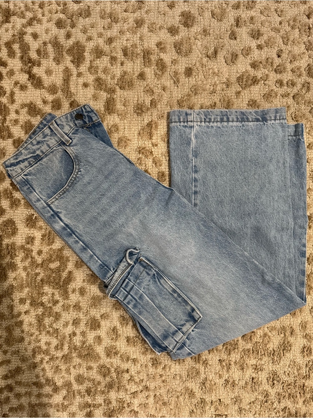 Twelve by Twelve Light Blue Straight Leg Carpenter Jeans